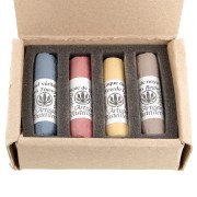 Coffret de 4 pastels tendres - Couleurs végétales x1|raw }}