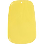 Pendentif trapèze en résine translucide - 40x27 mm - Marbré Jaune citron x1|raw }}
