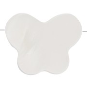 Perle papillon en nacre 8x10 mm - Naturel x1|raw }}