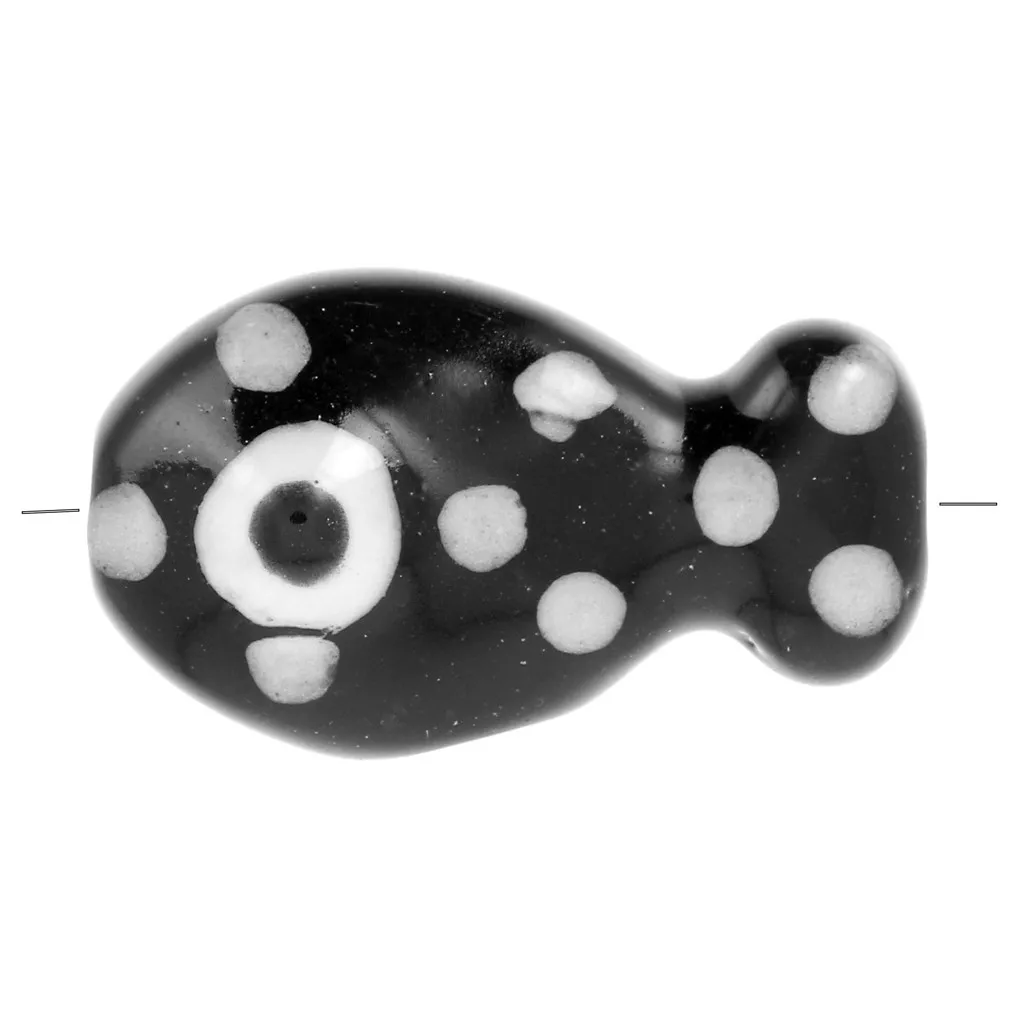 CRAFTYMELODY Perles En Porcelaine En Forme De Poissons – 88 Pièces Multicolores Pour Création Bijoux DIY, Bracelets, Déco - 8