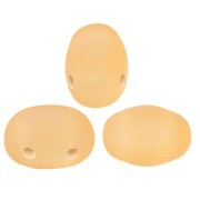 Perles en verre Samos® par Puca® 7x5 mm - La Divine Translucent Sunshine Mat x10g