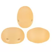 Perles en verre Samos® par Puca® 7x5 mm - La Divine Translucent Sunshine Mat x10g