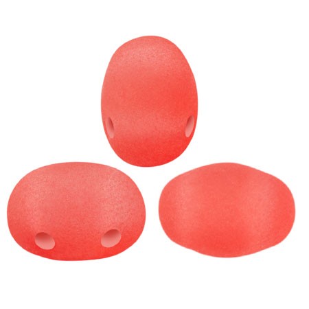 Perles en verre Samos® par Puca® 7x5 mm - La Divine Translucent Brick Mat x10g