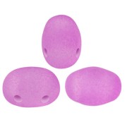 Perles en verre Samos® par Puca® 7x5 mm - La Divine Translucent Lilac Mat x10g|raw }}