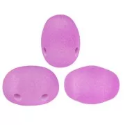 Perles en verre Samos® par Puca® 7x5 mm - La Divine Translucent Lilac Mat x10g