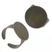Bague plateau 18 mm bronze x1