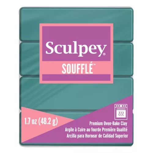 Pâte Sculpey Soufflé 48 gr Sea Glass (n°6505)