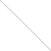 Chaîne maille Paloma 0.7 mm Placage argent fin x1m