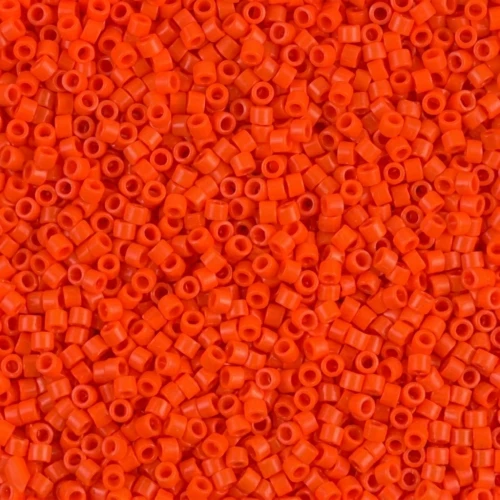 Miyuki Delica 11/0 DB0722 - Opaque Orange x8g