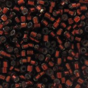 Miyuki Delica 11/0 DB1202 -  Silver Lined Dark Cranberry x8g|raw }}