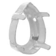 Serti griffe pour cabochon PureCrystal 4320 18x13 mm - Argenté x1