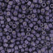 Miyuki Delica 11/0 DB1174 - Galvanized Mat Eggplant x8g