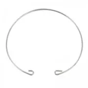 Bracelet jonc à décorer 16.5 cm en Argent 925 x1