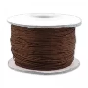 Fil de jade - Fil nylon tressé 0.5 mm - Brun x150m