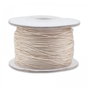 Fil de jade - Fil nylon tressé 0.5 mm - Beige x150m