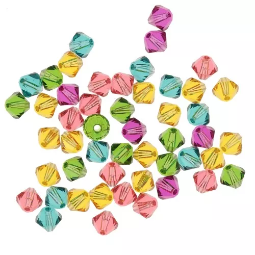 Mix de Toupies en cristal PureCrystal 5328 4 mm Flamingo x50