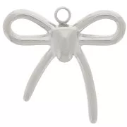 Breloque noeud 16x17 mm Acier inoxydable 304L x1