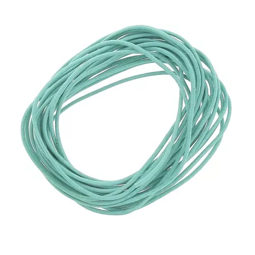 Coton ciré 2 mm Turquoise clair x5 m
