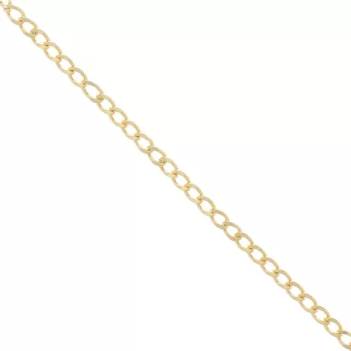 Chaîne maille gourmette 4,5 mm doré x1m