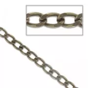 Chaîne maille gourmette 4.5 mm - Bronze x1m