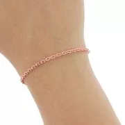 Chaîne maille forçat 2,5 mm cuivre x1m