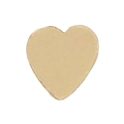 Élément coeur à coller 5 mm - Gold filled (or laminé) x1