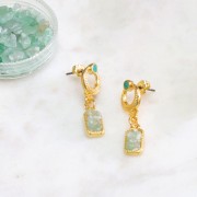 Sachet de mini pierres roulées - éclats pierres non percées -Aventurine rouge x20g