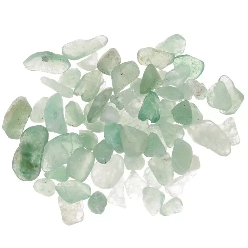 Sachet de mini pierres roulées - éclats de pierres non percées - Aventurine x20g