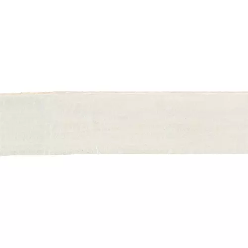 Lacet cuir 10 mm Blanc métallisé x30cm