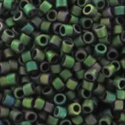 Miyuki Delica 11/0 DB0327 - Mat Metallic Dark Green Iris x8g