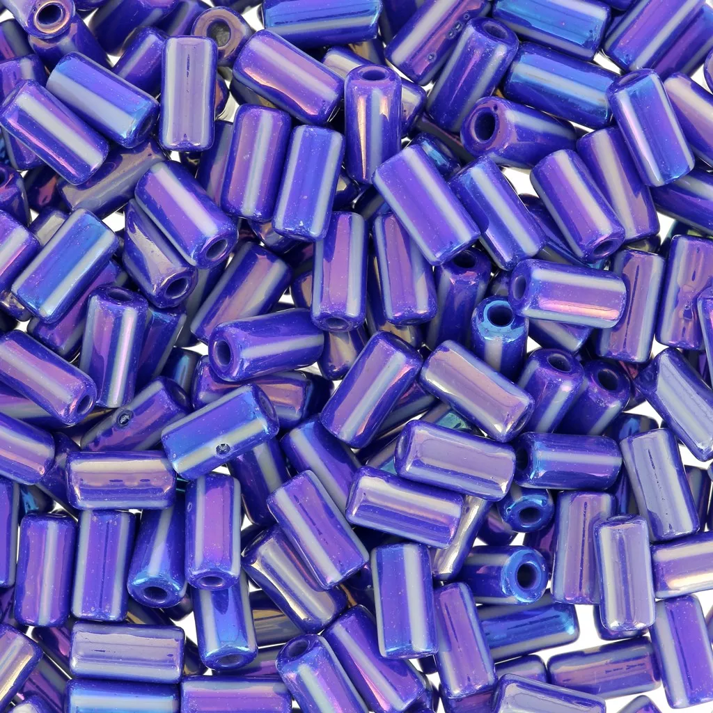 Tube De Perles De Rocaille Nacrées - Bleu Ciel Pervenche Lavande Clair - Neuf - Fabriqué En France - Créations Bijoux