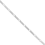 Chaîne maille Figaro alternée (1x3) 2.5 mm en Argent 925 x50cm|raw }}