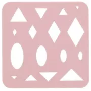 Set de 16 emporte-pièces plastique pour modelage et pâte polymère - Triangle x1