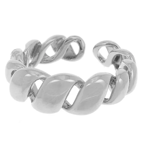 Bague torsadée 8 mm - T55 - Acier inoxydable 304L x1