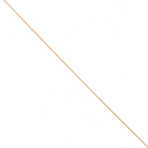 Chaîne maille Paloma 0.9 mm Doré à l'or fin x1m