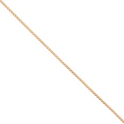 Chaîne maille Paloma 0.9 mm Doré à l'or fin x1m