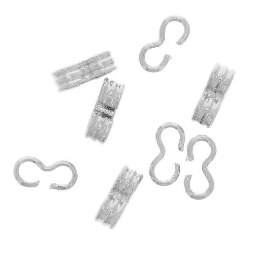 Connecteur double Quick Links 5.5x2 mm Argenté x65