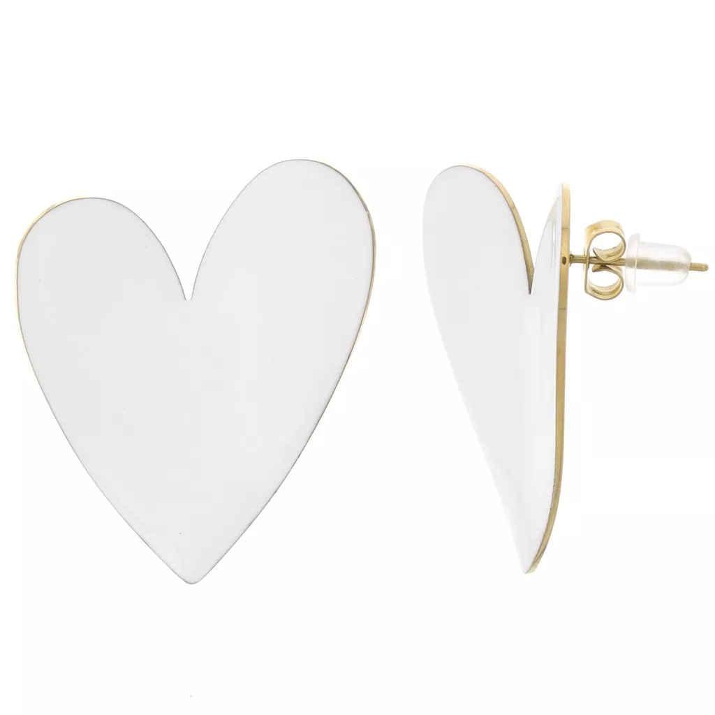 Boucles D'oreilles Trio Isa - Résine Rouge, Métal Doré Sans Nickel - Neuf Avec étiquettes