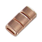 Fermoir aimanté pour lacet 5 mm doré rose x1