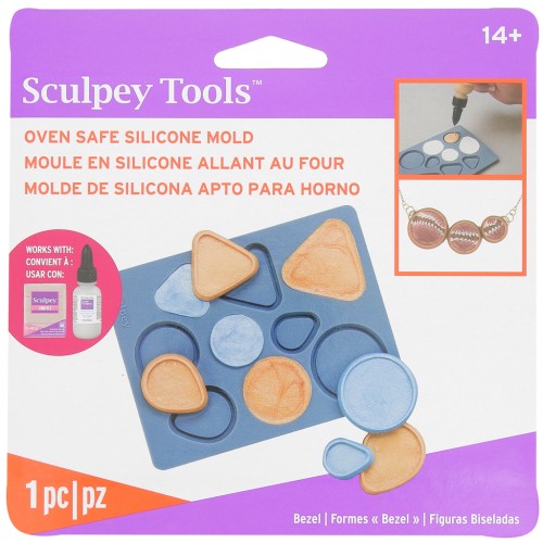 Moule en silicone allant au four formes Bezel x1