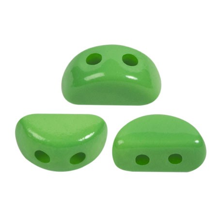 Perles en verre Kos® par Puca® 6x3 mm - La Divine Pistachio x10g