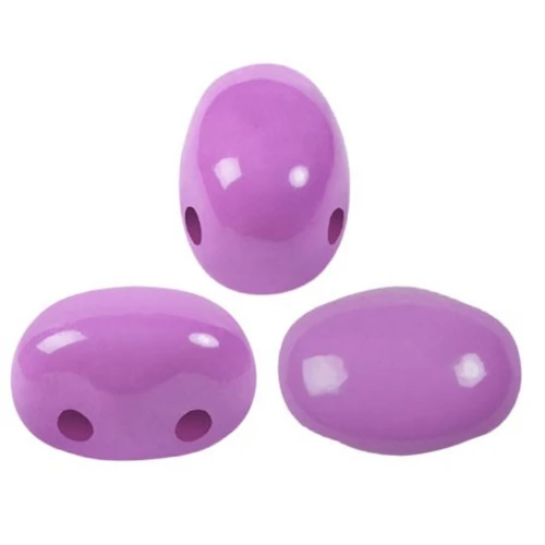 Perles en verre Samos® par Puca® 7x5 mm - La Divine Lilac x10g