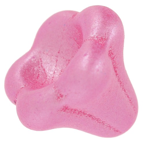 Perle fleur cloche en verre 11x13 mm - Pastel Pink Pearl x1