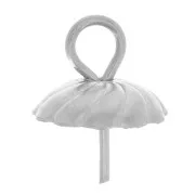 Attaches pendentifs pour perle semi percée 7 et 9 mm Acier inoxydable 304L x5