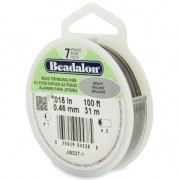 Fil Cablé 7 brins 0.46 mm - Beadalon - Acier x30 m