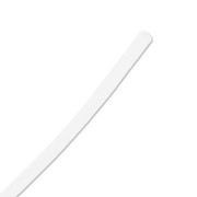 Cordon en plastique creux 2 mm Blanc Opaque x 1m|raw }}