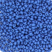 Perles rocailles Preciosa  11/0 2 mm - Opaque blue x20g
