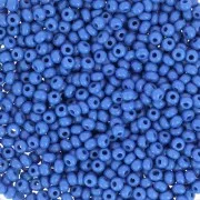 Perles rocailles Preciosa  11/0 2 mm - Opaque blue x20g