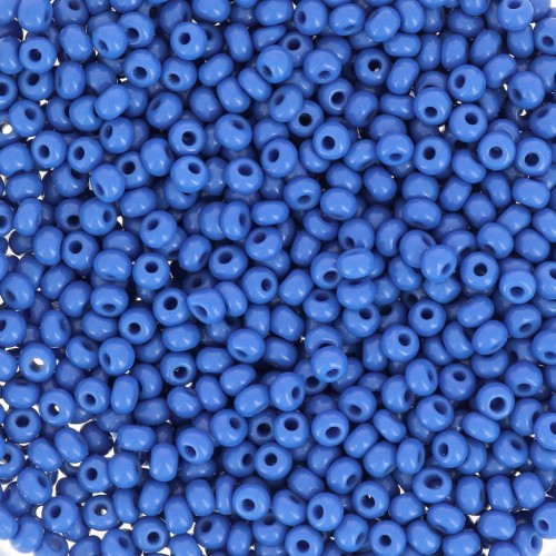 Perles rocailles Preciosa  11/0 2 mm - Opaque blue x20g