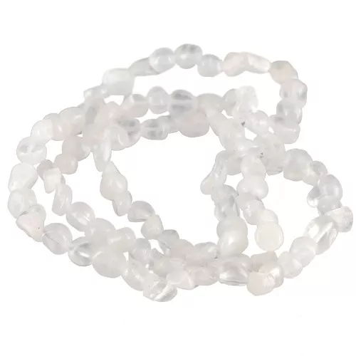 Perles nuggets irréguliers 4 - 6 mm pierre gemme - Pierre de lune x39cm
